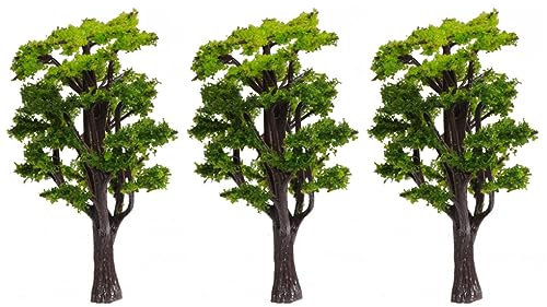 Model Trees Miniature Railway Building Scenery Landscape Trees for Birthday Cake Toppers Decoration