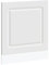HETFTJN Vetrina Soggiorno Armadio Cucina Mobiletto Cucina Mobile da Cucina - Pannello Lavastoviglie Kalmar Bianco 60x1,5x67 cm in Truciolato per Cucina Esterno Bagno Soggiorno
