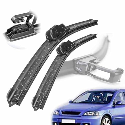 NKLDDE Scheibenwischerblätter Für O&pel Für Astra G 1998 1999 2000 2001 2002 2003 2004 2005 Windschutzscheibe, Windschutzscheibenreinigung, Fenster, Auto-Regenbürsten 20+19