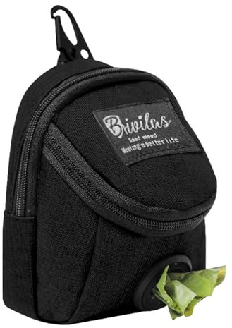 YILANJIN Leckerlitasche für Hundetraining, Kotbeutelspender für Hunde, integrierter Kotbeutelspender, Leckerlibeutel Hundeleckerli Tasche für Gassigehen Reisen Spaziergang