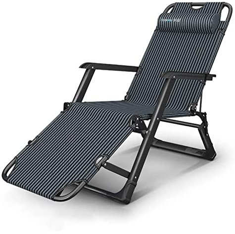 HFERTSCN Bürostühle Stühle Klappstühle Lounge Stuhl Siesta Einfacher Siesta Stuhl Office Home Backast Sandy Beach Tragbarer Freizeitstuhl interessant FANDIAO