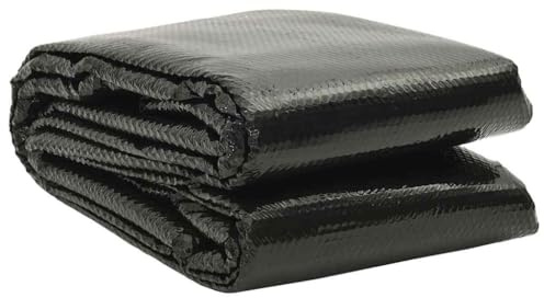 Tomostar Bâche Solaire de Piscine, Bâche à Bulles Couverture Solaire à Bulles pour Piscine PE rectangulaire Flottant 8x5 m Noir