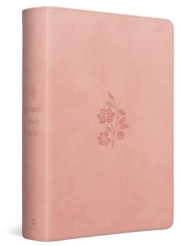 Holy Bible: English Standard Version, Blush Rose, Trutone, Floral Bloom Design With Ribbon Marker