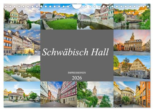 Schwäbisch Hall Impressionen (Wandkalender 2026 DIN A4 quer), CALVENDO Monatskalender: Entdecken Sie die Stadt Schwäbisch Hall (CALVENDO Orte)
