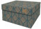 Dutch Design Brand Aufbewahrungsbox mit Deckel – Aufbewahrungsboxen – FSC-zertifizierter, recycelbarer Karton (Größe: 38,9 x 31,8 x 21,1 cm) (Cordoba Petrol)