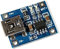 Paradisetronic.com Li-Ion Charging Module TP4056, 1A Charging Current, Mini-USB for 3.7V LiIon battery/LiPo batteries / 1-cell battery/Single Cell Battery (MiniUSB)