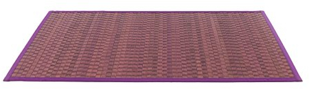 Biancheriaweb - Bambusteppich unifarben 60x200 violett