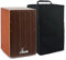XDrum Cajon El Bajo Bass Port Cocoa Brown/Ebony - Integrierter Bass Port für druckvollen Sound - Trommelkiste für Percussion - Kistentrommel aus Holz - Inkl. Tragetasche