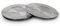 HDmirrorR Set of 4 Shiny Silver Charger Plates Under Plates 33cm Premium Range (Stripe)