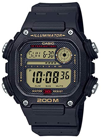 Casio Men Digital Quartz Watch with Resin Strap DW-291H-9AVCF