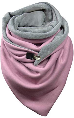 Xmiral Unisex Schals Dreieckstuch - Hochwertiger Schal für Damen Jungen Mädchen - Hals-Tuch und Damenschal - Strick-Waren für Herbst Winter(B)