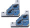 Kadimendium 2Pcs Dual Switch Welding Holder 50KG Strong Magnetism 90 Degree Welding Fixture Welding Square Magnetic Welding Clamps for Steel Iron Plate
