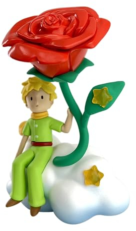 Plastoy Statuetta Il Piccolo Principe sotto la Rosa, M