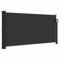 vidaXL Toldo Lateral retráctil Negro 100x500 cm