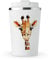 MAXIKIWI - Insulated Double Walled, Leakproof Stainless Steel Mug, Coffee or Tea Travel Tumbler with Lid, Keep Drinks Hot and Cold - Funny Giraffe - 350ml
