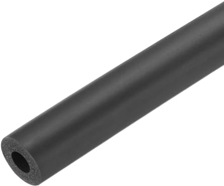QUARKZMAN Tube D'Isolation en Mousse pour Tuyau, Isolation Thermique de 12 mm (1/2) ID 28 mm OD 24, Préservation de la Chaleur pour l'Antigel, Poignée, Noir