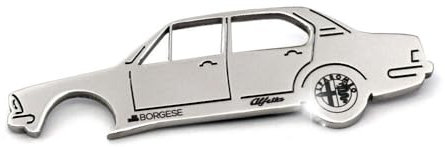 Apribottiglia Alfa Romeo Alfetta Acciaio Inox Lucido - Borgeseidea