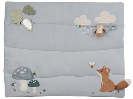 Little Dutch 8908 Activity Krabbeldecke Laufgittereinlage - Forest Friends (80x100 cm)