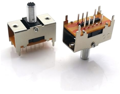 10 teile/los TS-23E02 kippschalter AT10 doppel reset vier festen füßen Hebel schalter Vintage radio schalter 8Pin toggle reset schalter