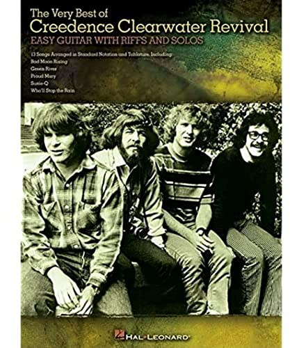 The Very Best Of Creedence Clearwater Revival -For Easy Guitar- (With Riffs And Solos): Noten, Sammelband, Tabulatur für Gitarre