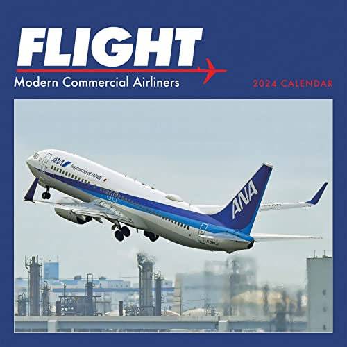 Flight – Modern Commercial Airliners – Passagierflugzeuge 2024: Original Carousel-Kalender [Mehrsprachig] [Kalender] (Wall-Kalender)