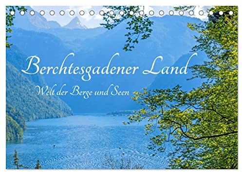 Berchtesgadener Land - Welt der Berge und Seen (Tischkalender 2026 DIN A5 quer), CALVENDO Monatskalender: Atemberaubende Berglandschaften und ... Farben und Panoramen bieten. (CALVENDO Orte)