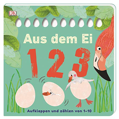 Aus dem Ei - 1 2 3: Aufklappen und zählen von 1-10