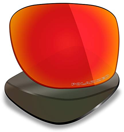 Mryok Lentes de repuesto para Oakley Holbrook XL OO9417 - Opciones, Polarizado anticorrosión de agua de mar, rojo fuego, Talla única