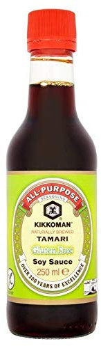 Kikkoman Tamari Gluten - Salsa de soja sin 250 ml