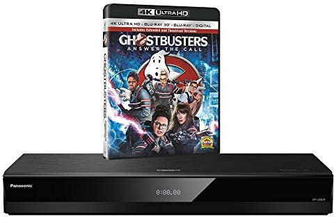 Panasonic DP-UB820 MULTIREGION for DVD Blu-ray Player Bundle with Ghostbusters Ultra HD 4K Blu-ray Disc