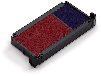 Ersatzkissen 6/4912 tinte für Selbstfärbestempel Trodat Printy 4912-6 Farben erhältlich (6/4912/2 zweifarbig Blau/rot)