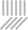sourcing map Lot de 10 Chevilles cylindriques en Acier Inoxydable 304 5mm x 70mm