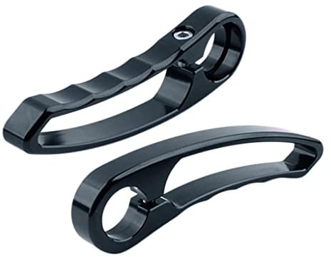 Perfeclan Fahrrad Lenkerhörnchen MTB Lenker aus Aluminium, Schwarz