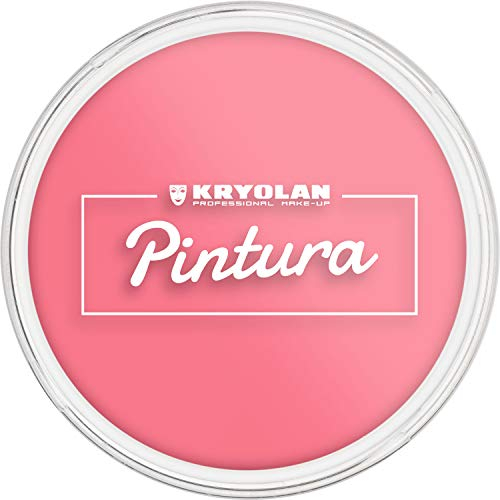 Kryolan Pintura Water Color Schminke 25ml, Farbe: Hot Pink, Waschbar, Vegan, ohne Parfüm, ohne Parabene, Glutenfrei - ideal für Kinder, Party, Karneval, Fasching & Halloween