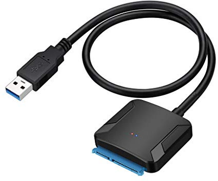Buwei Adattatore Sata Adattatore da SATA a USB Convertitore Cavo da USB 3.0 a Sata 3 per 2.5in 3.5in HDD SSD Hard Disk Drive Adattatore USB Sata Hkgh qualità