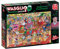 Wasgij Christmas 18, Gingerbread Showstopper - 2 x 1000 Piece Puzzles - Festive Fun Set of 2 Adults Jigsaw Puzzles - 100% Recycled Cardboard - 2 in 1, 1000pc Puzzle Set with Box Image Puzzle - Jumbo