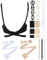 Haysandy 27 Pieces Adjustable Bra Strap Clips for Back Anti-Slip Bra Accessories Set Include Bra Strap Clips Bra Strap Extenders Low Back Bra Converter Extension Strap 2 Hook, 3 Hook, 4 Hook, Black,