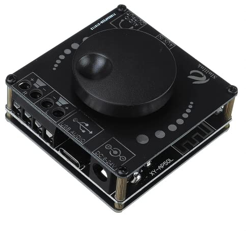 Fasizi 50wx2 mini bluetooth 5.0 inalámbrico audio potencia digital amplificador estéreo amplificador 3.5mm aux usb