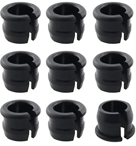ZZLZX Rim Hole Adapter Plug, 10Pcs Plastic Valve Saver for Presta to Schrader, Easy to Install, Universal Fit for Mountain Bike