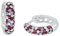 Prinzessin Lillifee Creolen 925 Sterling Silber Mädchen Kinder Ohrschmuck, mit Preciosa, 1,3 cm, Silber, Kommt in Schmuck Geschenk Box, 2035297
