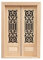 TOYANDONA Puerta De Pantalla De La Casa De Muñecas Muebles De Muñecas En Miniatura Puertas Dobles En Miniatura Terrario En Miniatura Escala 1: 12 Decoraciones De Madera Niño Vidrio
