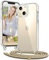 Vaykwo Handykette mit Band für Apple iPhone 13 Mini Hülle - Necklace Handyhülle - Transparente Case zum Umhängen mit Kameraschutz und Bildschirmschutz - Golden