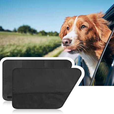 ALEIFLE Pet Car Door Cover- Waterproof Polyester Protector for Back Seat Doors