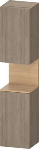 Duravit Qatego Hochschrank, Türanschlag rechts, 400x360x1760mm, Nische Eiche Natur, QA1346R30350000, Farbe: Eiche Terra