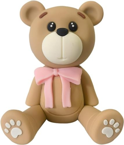 Tortendeko Geburtstag, Kugeln für Torte, Baby Deko, Happy Birthday Cake Topper DIY für Hochzeit, Hochzeitstag, Babyparty (Rosa)