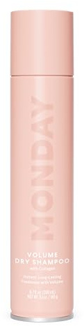 MONDAY HAIRCARE VOLUME Dry Shampoo with Collagen, oil-absorbing ideal for Thin & Fine Hair 200 mL