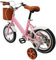 12 Zoll Kinderfahrrad für Mädchen/Jungen, Kinderfahrrad für 2 bis 4 Jahren (12-Fahrrad - Rosa)