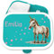 Kinder Campus Mepal - Personalisierbare Brotdose mit Einhorn für Mädchen | Lunchbox für Kindergarten und Grundschulkinder mit Name | Geschenk zum Kindergartenstart oder Schulanfang - 750 ml