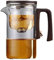 Enchanti - Teiera magica da 520 ml/720 ml, teiera magica Enchanti, teiera in vetro con separazione dell'acqua con manico in legno, teiera magica Enchantipot, incantevole teiera magica (trasparente,
