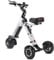 TopMate ES33 Triciclo Electrico Adultos 3 Ruedas Plegable con Asiento, Ligero, con Batería Extraíble de 36 V y 7,8 Ah, Función de Marcha Atrás e Interruptor de Llave para Desplazamientos y Viajes